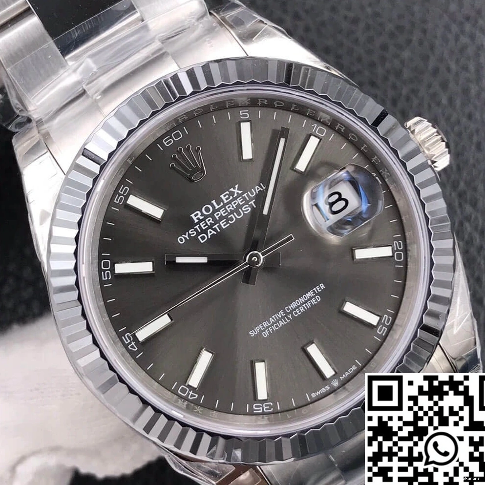 M126334-0013 Dial Datejust VS Rolex Factory Grey 1230